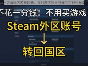 瓦账号外区与国区游戏联动：探讨跨区账号互通的可能性与实战分析