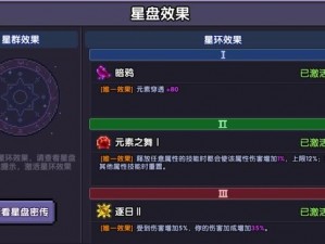 揭秘我的勇者星环：独特星环作用介绍