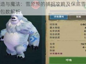 创造与魔法：雪原熊的捕捉攻略及保底雪原熊包数解析