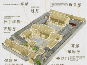 四合院布局详解：平面图揭示传统建筑之美