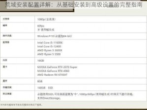 荒域安装配置详解：从基础安装到高级设置的完整指南