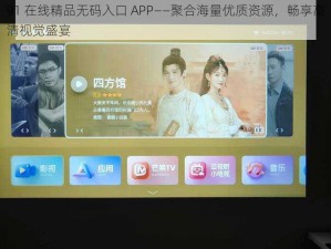 91 在线精品无码入口 APP——聚合海量优质资源，畅享高清视觉盛宴