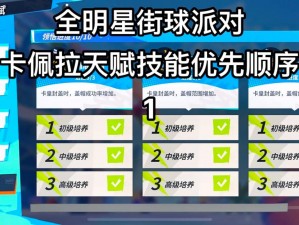 全明星街球派对卡佩拉天赋精准加点攻略：挖掘潜力提升实战能力之道