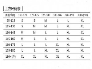 日本一码二码三码是什么尺码？探索日本服装尺码的奥秘