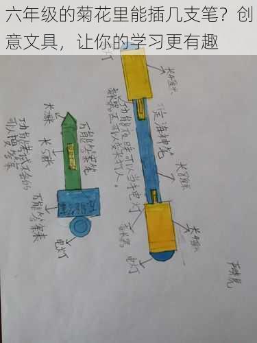 六年级的菊花里能插几支笔？创意文具，让你的学习更有趣