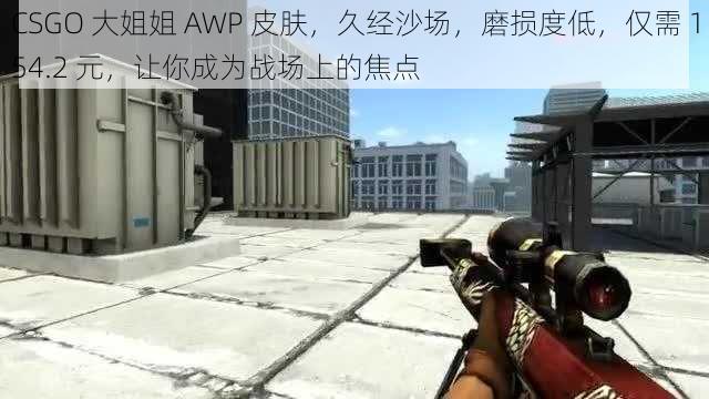 CSGO 大姐姐 AWP 皮肤，久经沙场，磨损度低，仅需 154.2 元，让你成为战场上的焦点