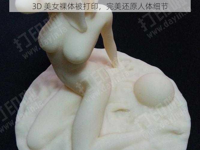 3D 美女裸体被打印，完美还原人体细节