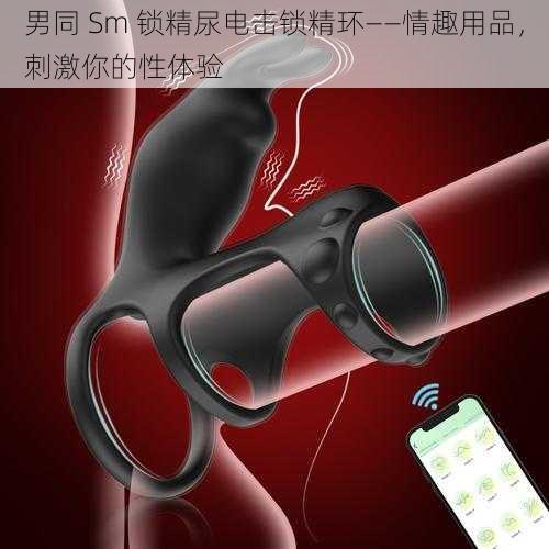 男同 Sm 锁精尿电击锁精环——情趣用品，刺激你的性体验