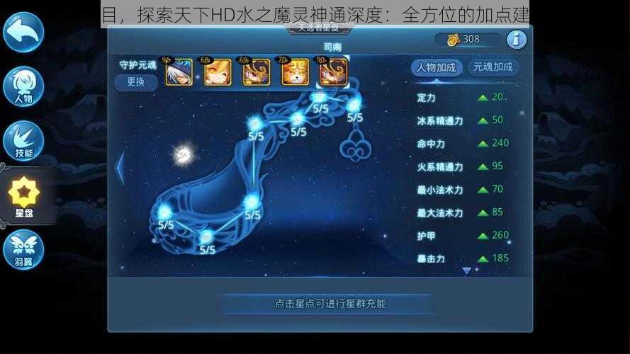 全球瞩目，探索天下HD水之魔灵神通深度：全方位的加点建议解析