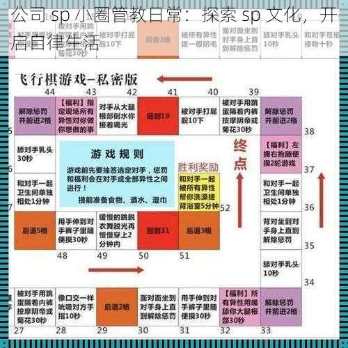 公司 sp 小圈管教日常：探索 sp 文化，开启自律生活