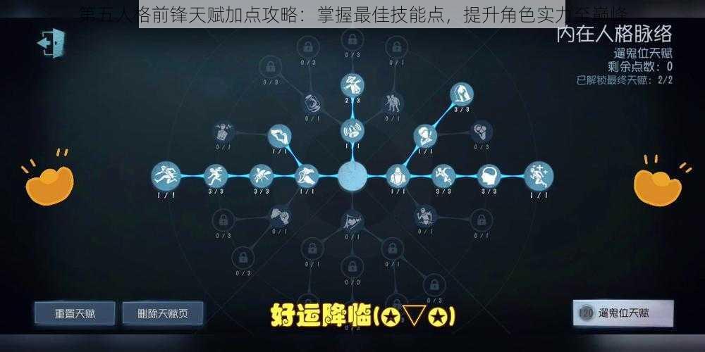 第五人格前锋天赋加点攻略：掌握最佳技能点，提升角色实力至巅峰