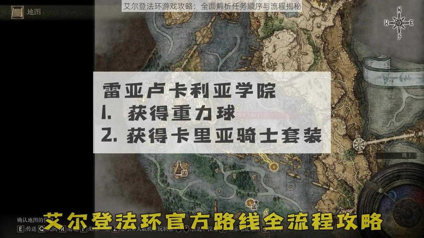 艾尔登法环游戏攻略：全面解析任务顺序与流程揭秘