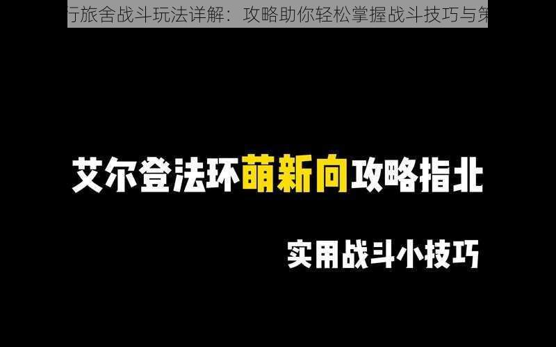 环行旅舍战斗玩法详解：攻略助你轻松掌握战斗技巧与策略