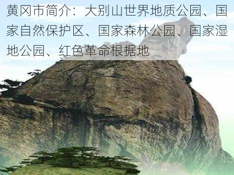 黄冈市简介：大别山世界地质公园、国家自然保护区、国家森林公园、国家湿地公园、红色革命根据地