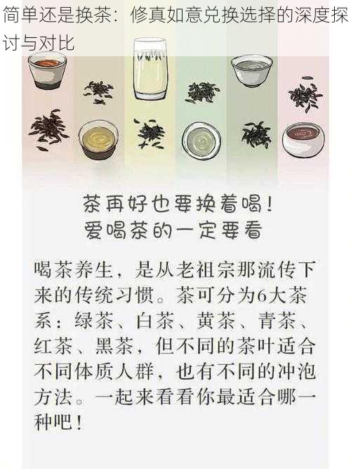 简单还是换茶：修真如意兑换选择的深度探讨与对比