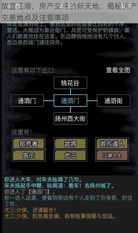 放置江湖，房产交易的新天地：揭秘房产交易地点及注意事项