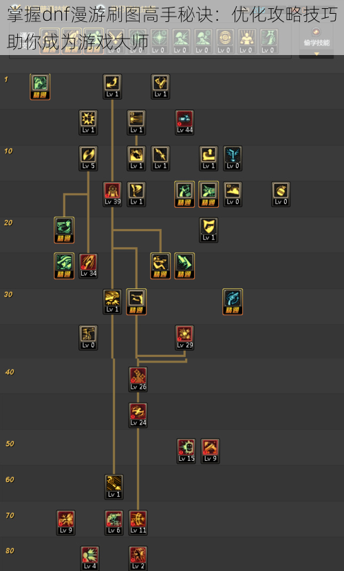 掌握dnf漫游刷图高手秘诀：优化攻略技巧助你成为游戏大师