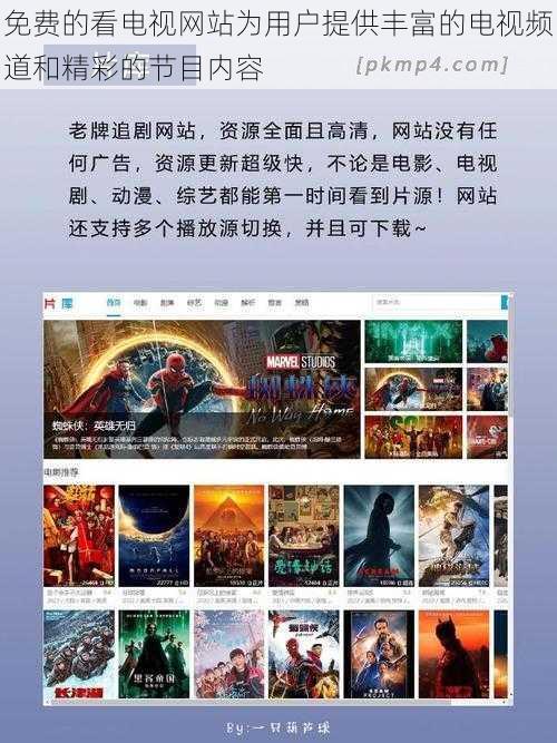 免费的看电视网站为用户提供丰富的电视频道和精彩的节目内容