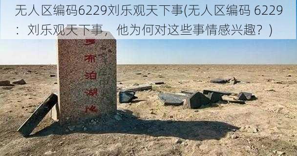 无人区编码6229刘乐观天下事(无人区编码 6229：刘乐观天下事，他为何对这些事情感兴趣？)