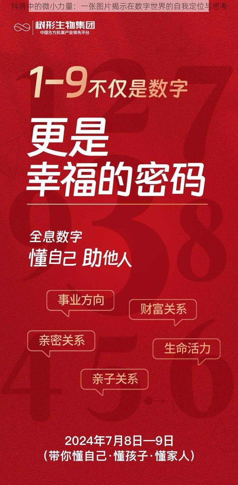 抖音中的微小力量：一张图片揭示在数字世界的自我定位与思考