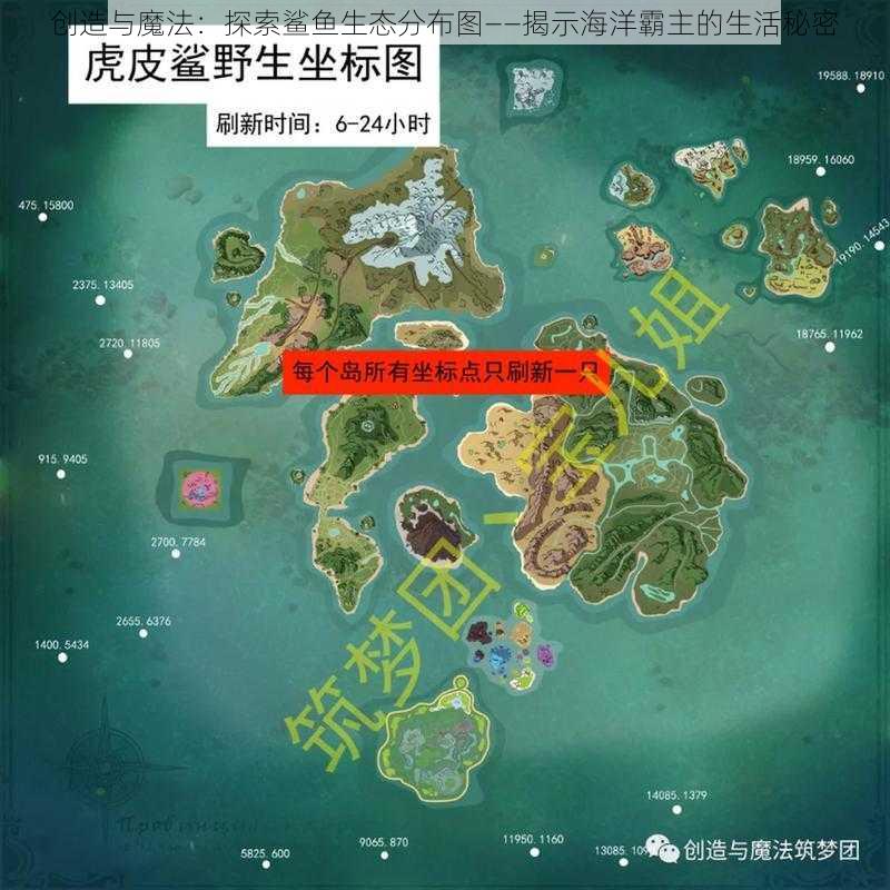 创造与魔法：探索鲨鱼生态分布图——揭示海洋霸主的生活秘密