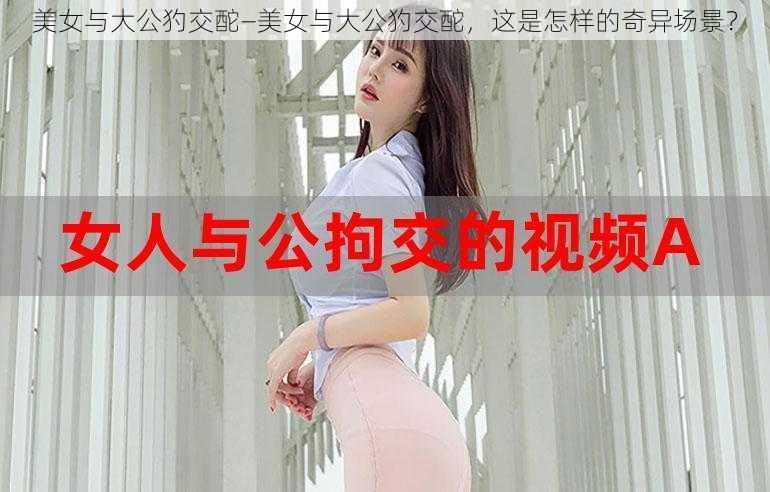 美女与大公犳交酡—美女与大公犳交酡，这是怎样的奇异场景？