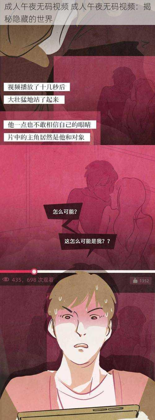 成人午夜无码视频 成人午夜无码视频：揭秘隐藏的世界