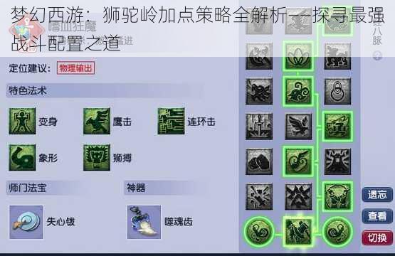 梦幻西游：狮驼岭加点策略全解析——探寻最强战斗配置之道