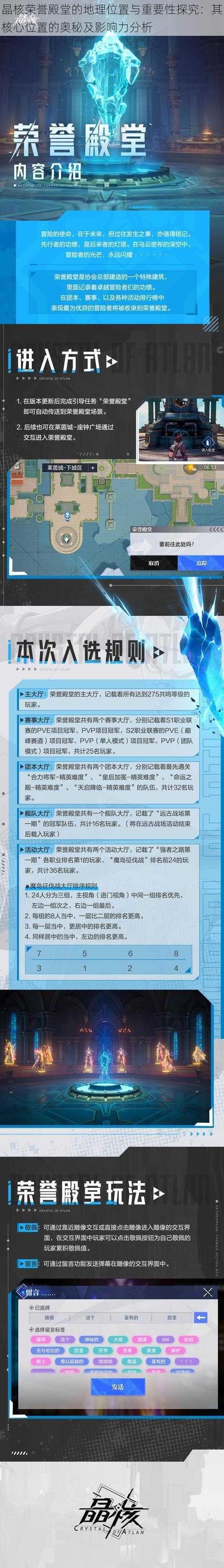 晶核荣誉殿堂的地理位置与重要性探究：其核心位置的奥秘及影响力分析