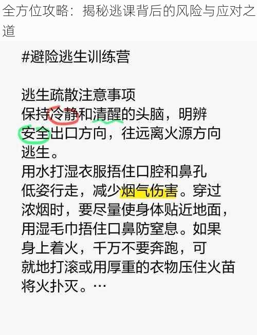 全方位攻略：揭秘逃课背后的风险与应对之道